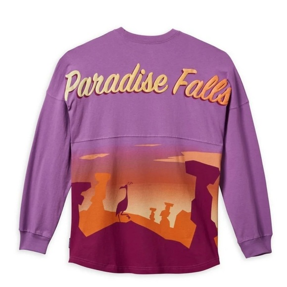Disney Pixar Up Spirit Jersey Sweatshirt Paradise Falls Screen Art - Picture 2 of 8